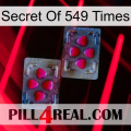 Secret Of 549 Times 15